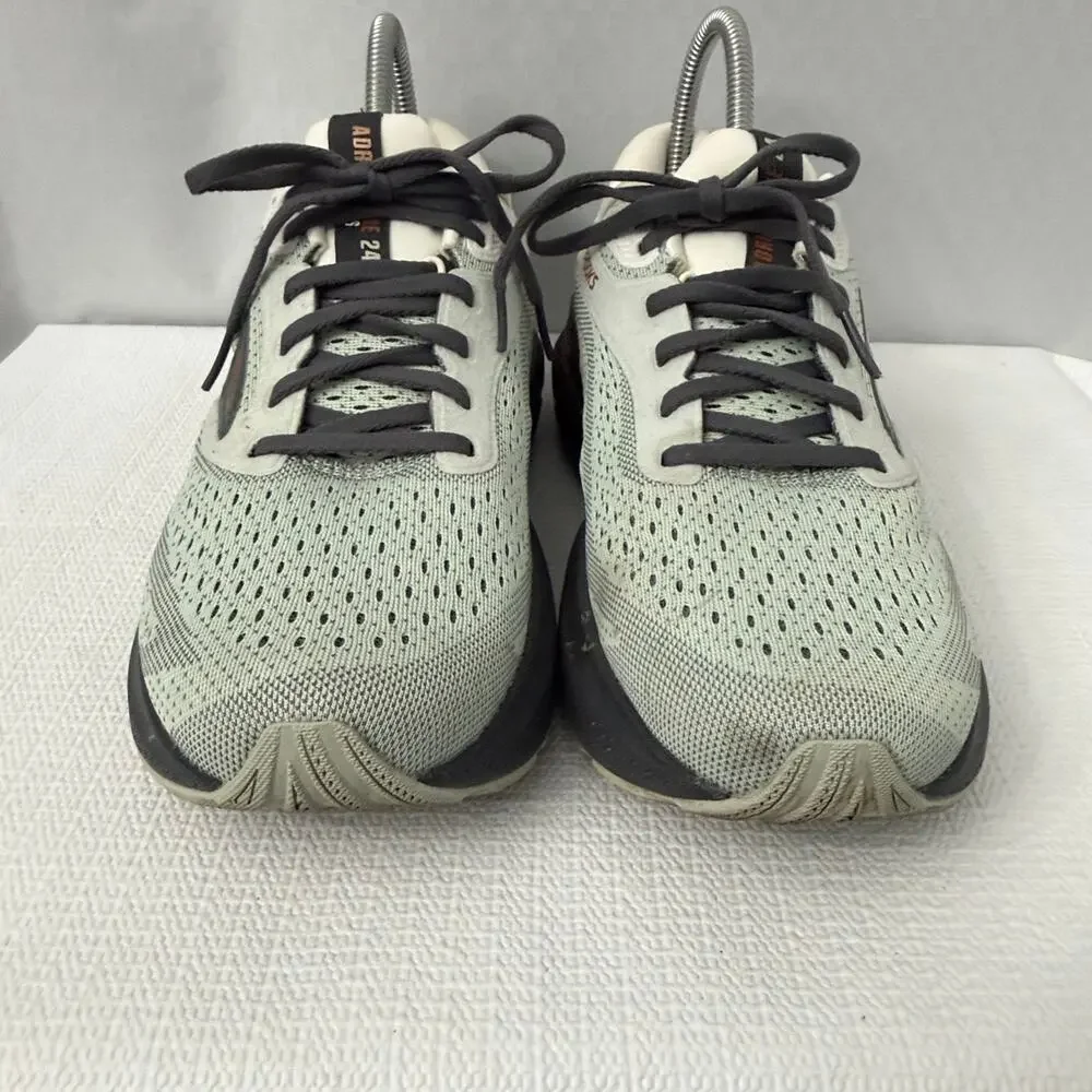 Brooks Adrenaline GTS 24 Shoes Womens 11 B Mercury Ebony Copper Running Sneakers